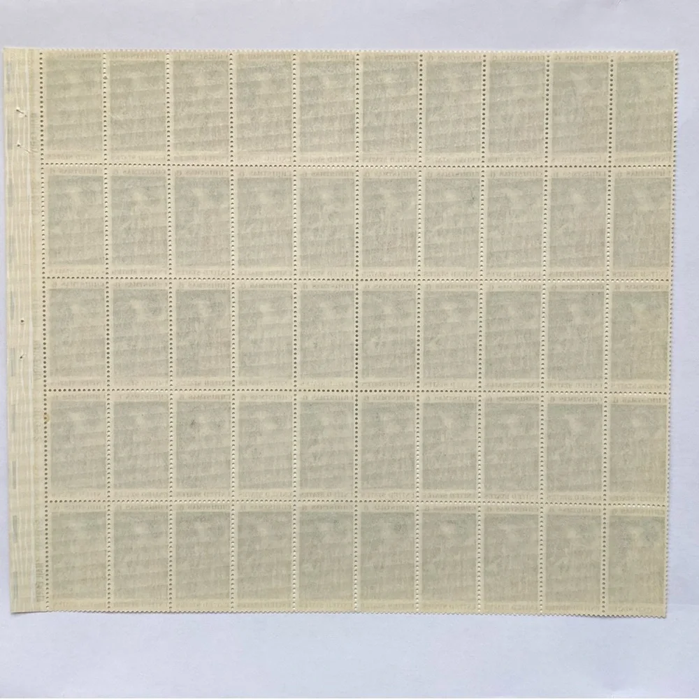 Christmas Stamp 1968 Van Eyck National Gallery of Art 6 Cent Sheet of 50 Mint